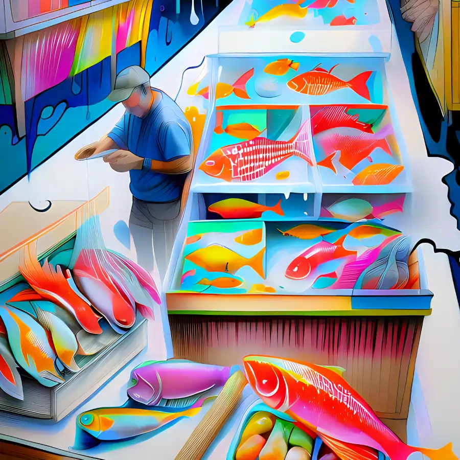 Fresh Fish on Ice